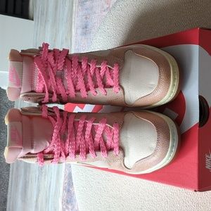 Nike Pink Platform Sneakers